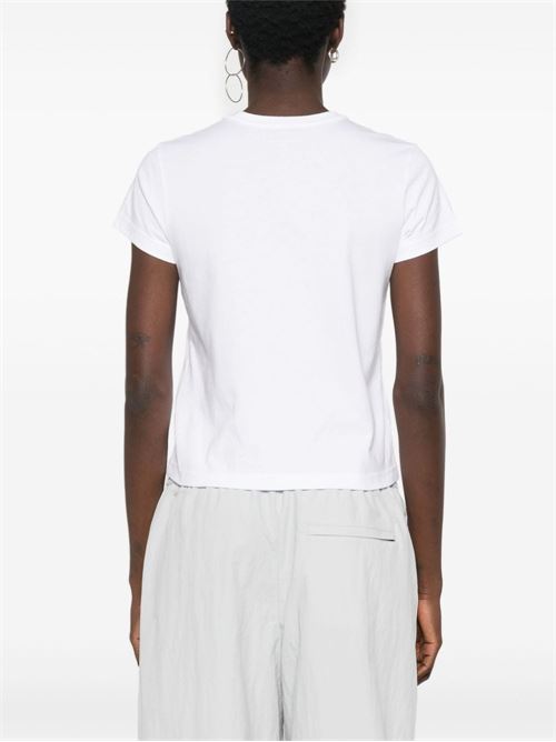 T-shirt in cotone con logo ALEXANDER WANG | 4CC3241521100